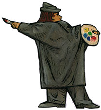 Mr Hulot en peintre.